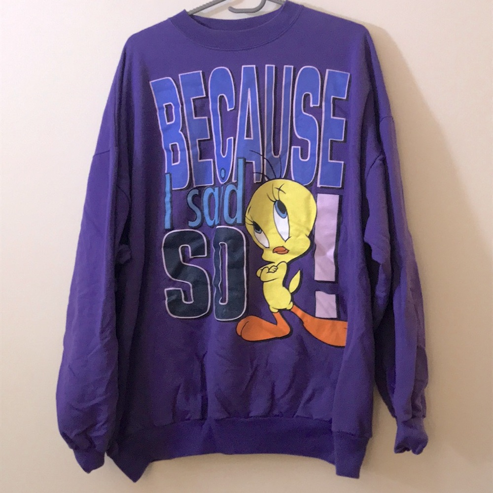 Vintage Looney Tunes Tweety sweater size 22/24w